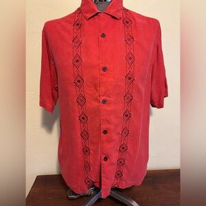 Tommy Bahama Red Sox's Hawaiian Men's Shirt